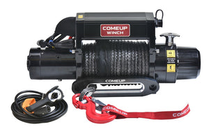 COMEUP Winch DV-9si 12V, Synthetic Rope