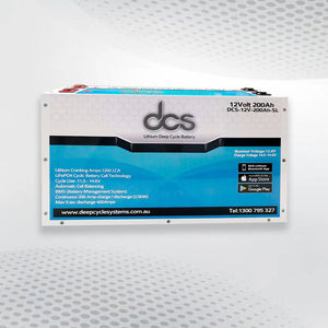 Deep Cycle Systems 12V 200AH Slimline Battery 5