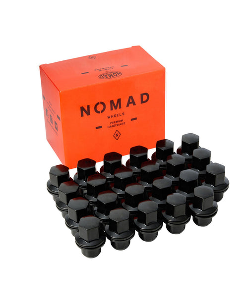 L5309RRBK-23NV - 14X1.50 BLACK LAND ROVER OE STYLE MAG LUG KIT