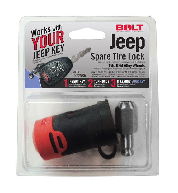 Bolt Jeep Spare Tire Lock #5922986