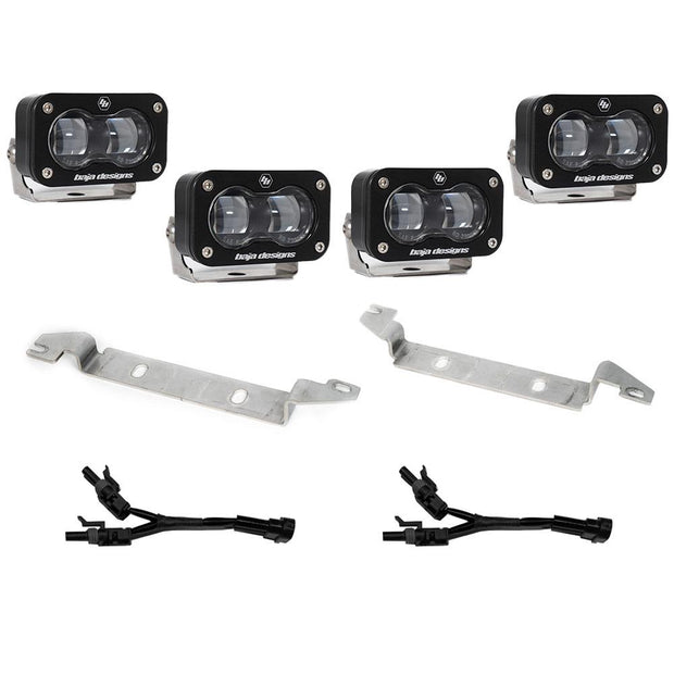 Baja Designs Toyota S2 SAE OEM Fog Light Replacement Kit - Toyota Tacoma 2024-On