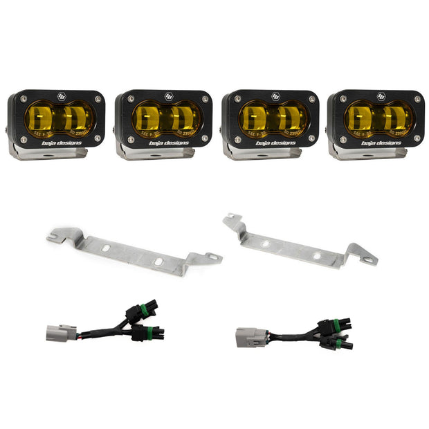 Baja Designs Toyota S2 SAE OEM Fog Light Replacement Kit - Toyota Tacoma TRD Pro/Trailhunter 2024-On