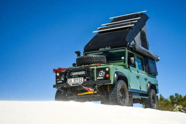 land rover defender 110 roof tent Icarus Roof Top Conversion