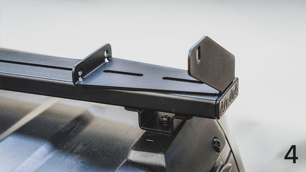 GP Offset Mounting Brackets for Alu-Cab Roof Top Tent to Jeep JLU