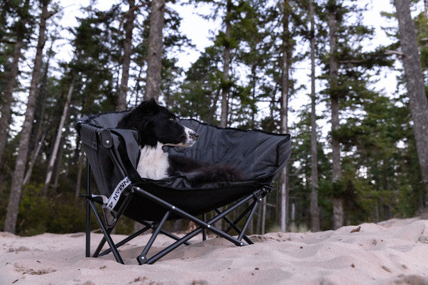 THE PET LOUNGER | QUICK FOLD DOG CAMP CHAIR