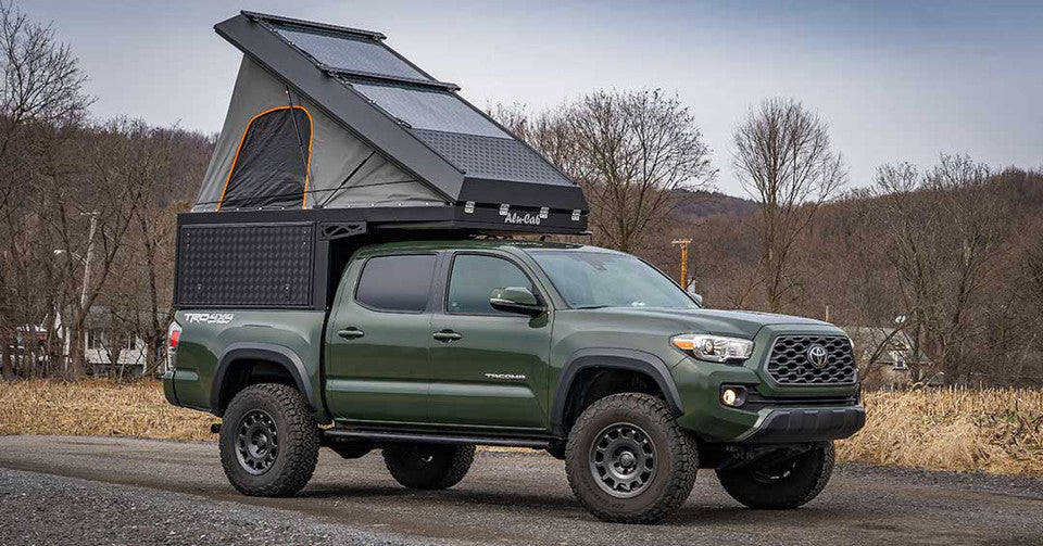 ALU-CAB CANOPY CAMPER FOR 2016+ TOYOTA TACOMA — Mule Expedition Outfitters