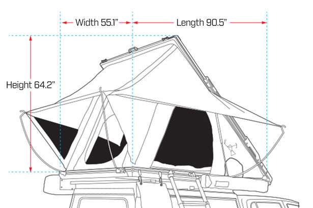 ironman rooftop tent Orion 1400 Rooftop Tent Ironman 4x4 – Mule Expedition – Mule Expedition Outfitters