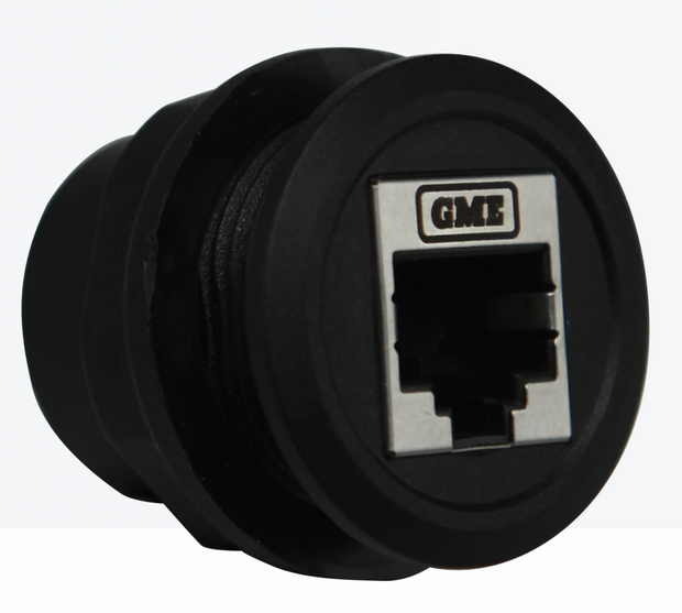GME RJ45 PASS-THROUGH ADAPTOR - UNIVERSAL ROUND - XRS-RJ45RND