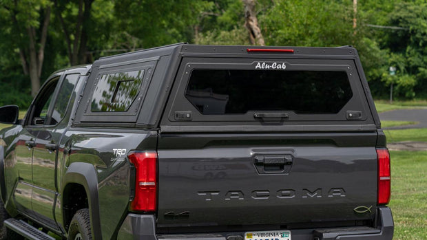 (+24) TOYOTA TACOMA 6' - ALU-CAB CONTOUR TRUCK CAP W/ SIDE WINDOWS