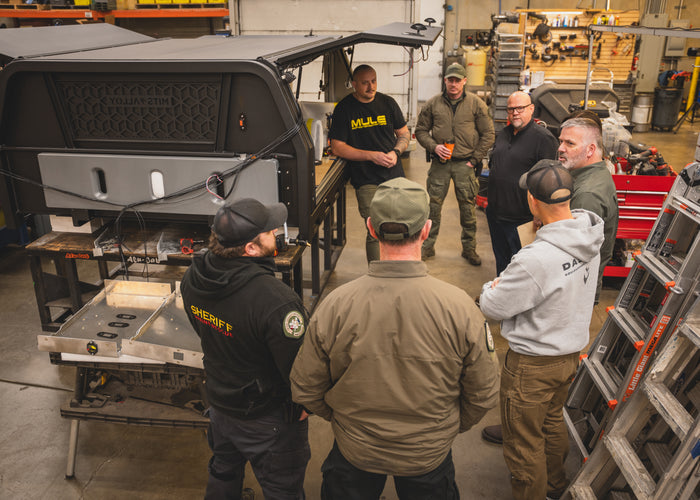 Mule technicians learning for upcoming builds
