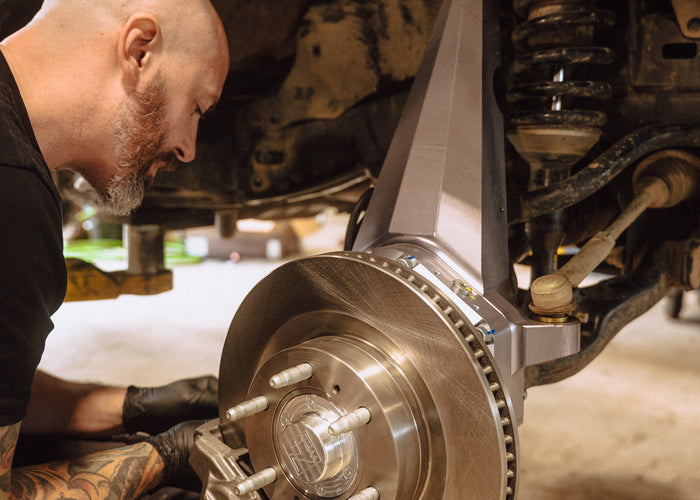 Mule 74 Weld portal axle install