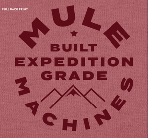 MULE Expedition Grade Machines Tee - Washed Red