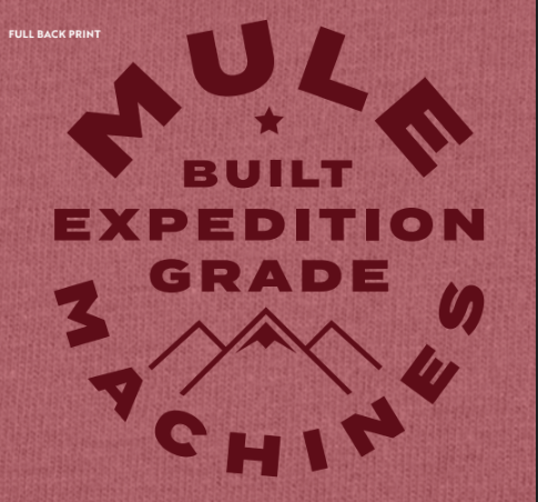 MULE Expedition Grade Machines Tee - Washed Red