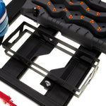 ARB 4x4 Accessories BASE Rack jerry can mount designed to hold a single can at a horizontal angle. 