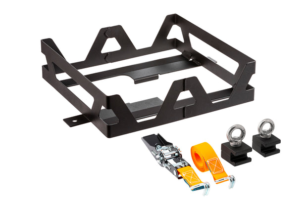 ARB 4x4 Accessories BASE Rack jerry can mount designed to hold two jerry cans in a vertical position.