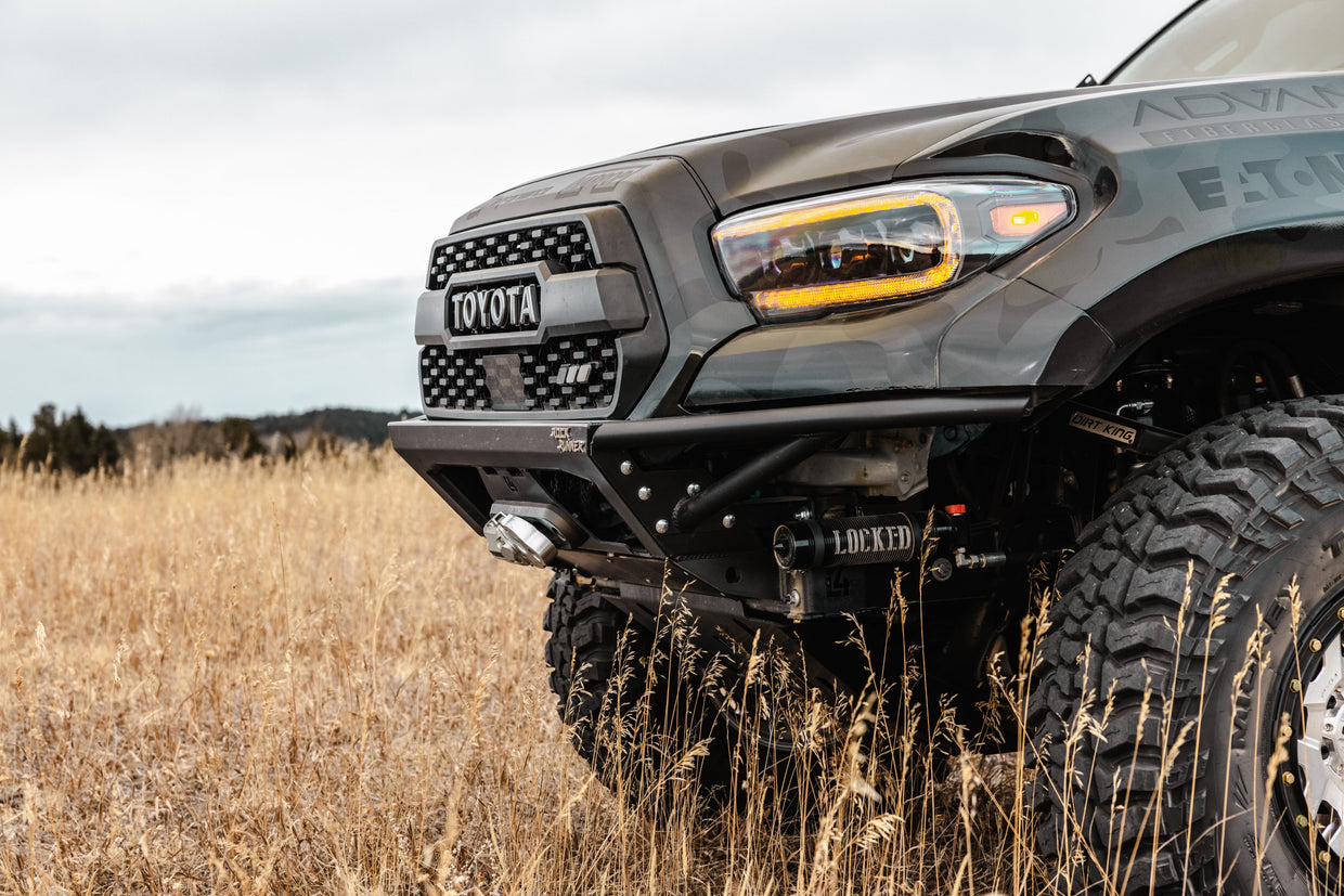 3rd Gen Tacoma Rock Runner Bumper | Winch Ready | C4 Fabrication – Mule ...