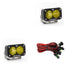 LED Work Light Amber Lens Driving Combo Pattern Pair S2 Sport Baja Designs