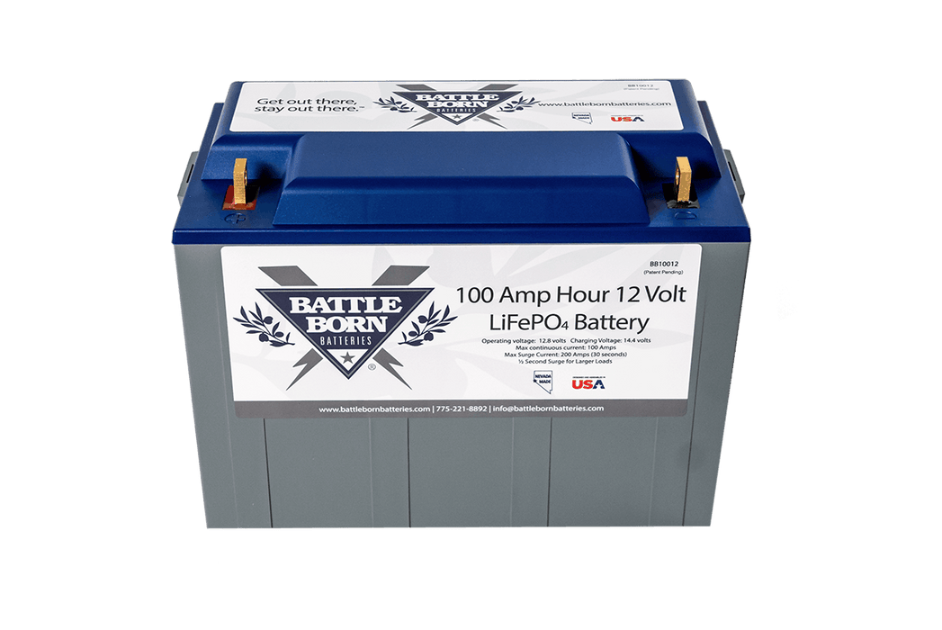 BATTLE BORN 100 Ah 12V LiFePO4 Deep Cycle Battery — Mule Expedition  Outfitters