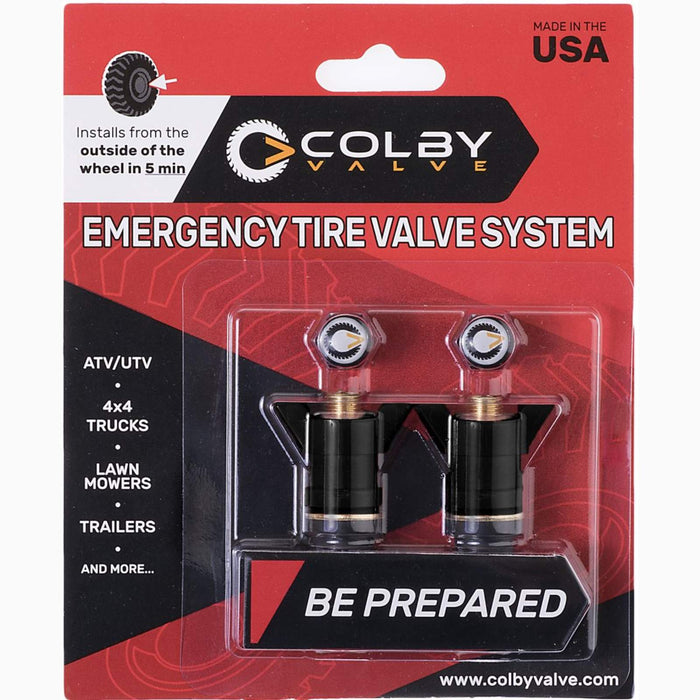 Colby Valve Emergency Tire Valve 2 Pack