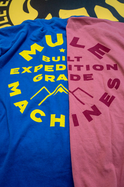 MULE Built Expedition Grade Machines Tee - Blue