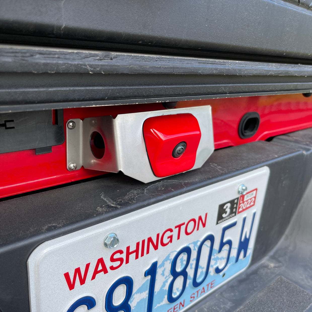 JEEP GLADIATOR BACKUP CAMERA RELOCATION BRACKET Mule Expedition