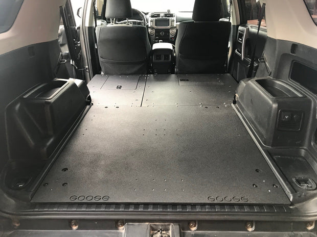 GOOSE GEAR 4RUNNER 5TH GEN DRAWER BASED SLEEPING PLATFORMS FOR 3RD ROW SEAT DELETES 2010-CURRENT MODEL YEARS (Requires rear plate system and drawer module)