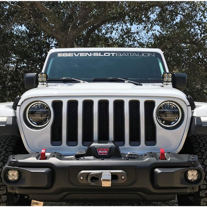 Jeep JL Fog Pocket Kit 2018 Wrangler JL Rubicon Squadron R Pro Baja Designs