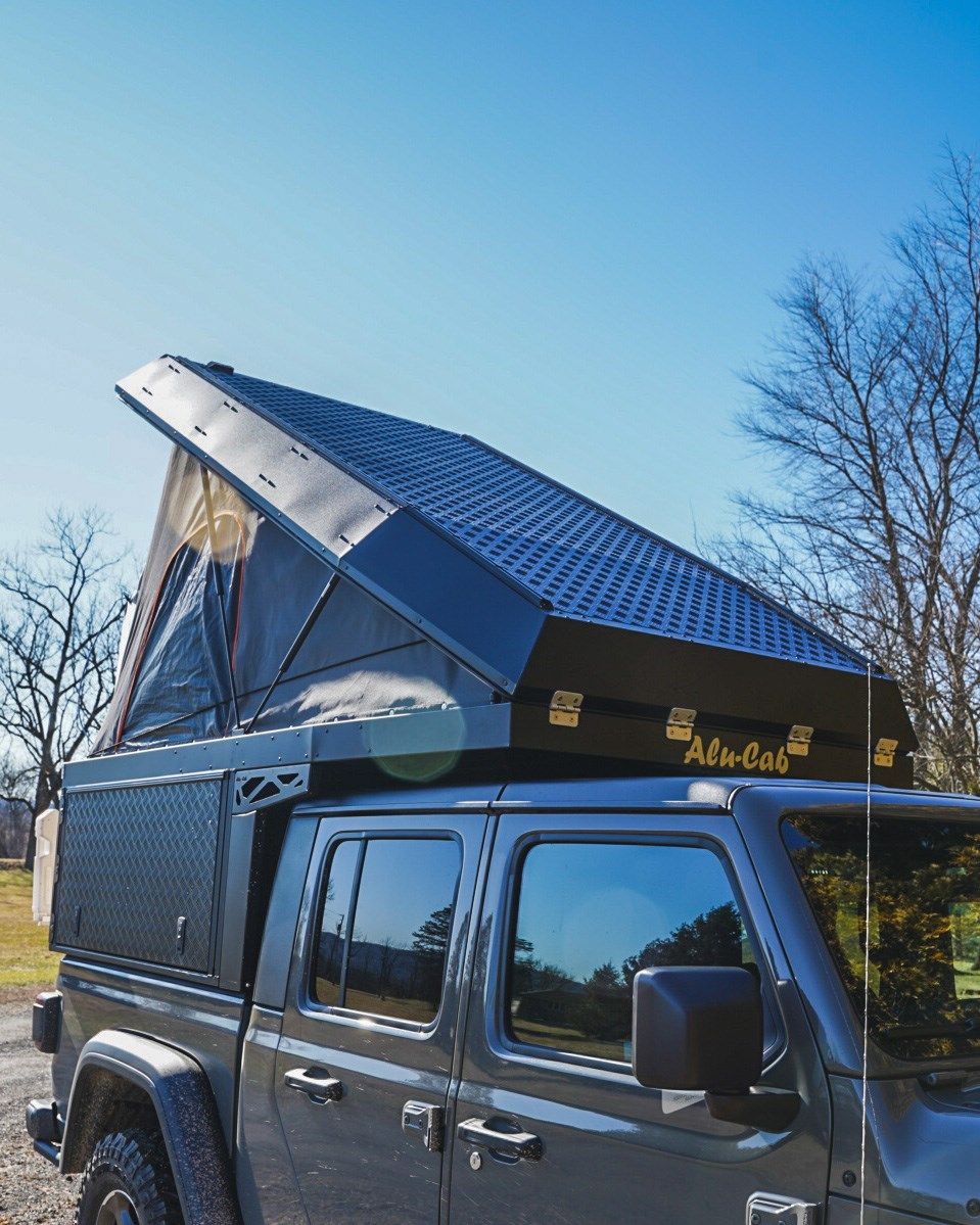 AluCab Canopy Camper for 2020+ Jeep Gladiator Mule Expedition Outfitters