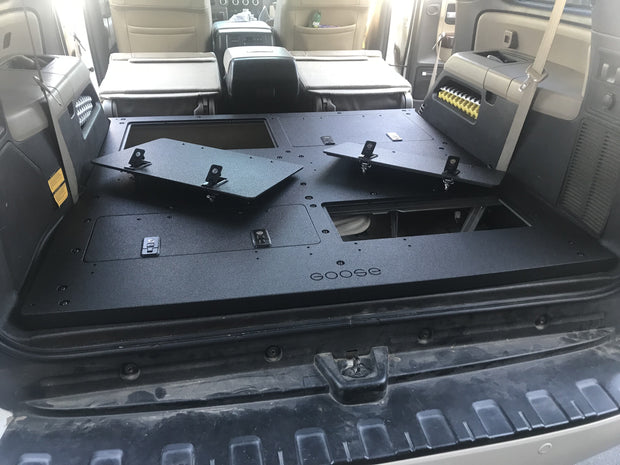 Goose Gear Toyota Sequoia 2nd Gen 3rd Row Delete Plate and Storage System