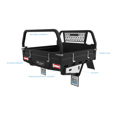 MITS ALLOY 5.8 FT EVO2 FLATBED TRAY – MID SIZE TRUCK or JEEP GLADIATOR