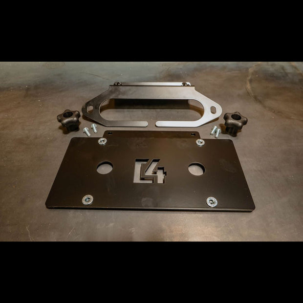 C4 Fab Hawse License Plate Mount